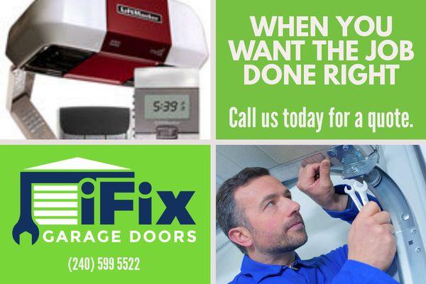 iFix Garage Doors Rockville MD