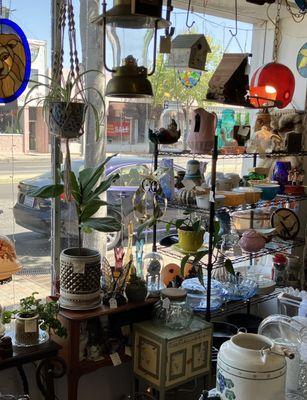 Plants, Corningware, swung vases!