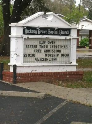 Hickory Grove Baptist Church