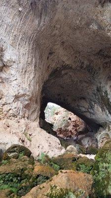 Tonto Natural Bridge (from below)