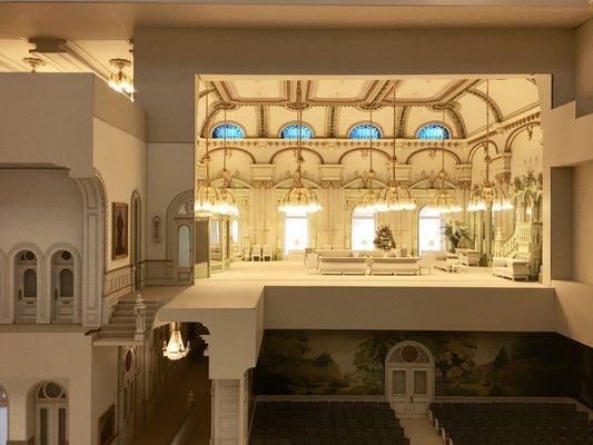 Model of inside the SLC Mormon Temple