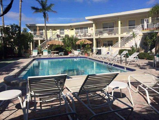 Sand Point Pool with second floor view