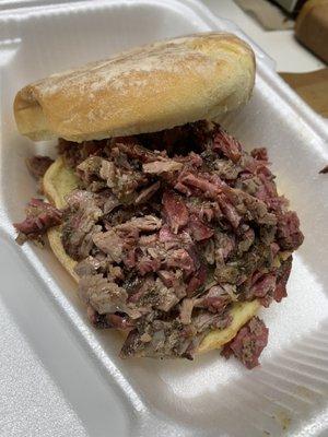 Brisket sandwich