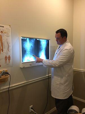 Dr. Freeman carefully studies your x-rays to find the cause of your problem. No guess work in our clinic.