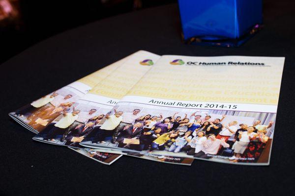 Annual report for the nonprofit