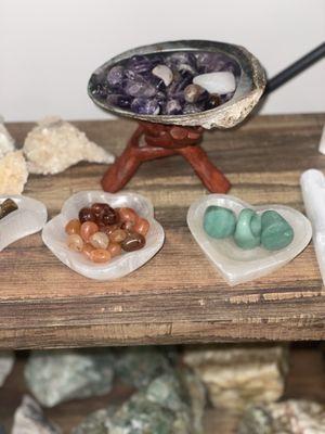 Jade rings, tumble varieties