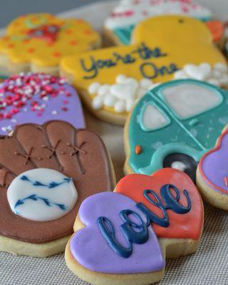 Valentines cookies