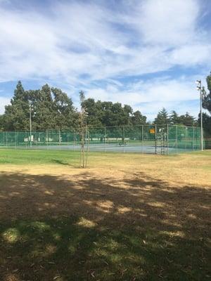 Lighted Tennis Courts