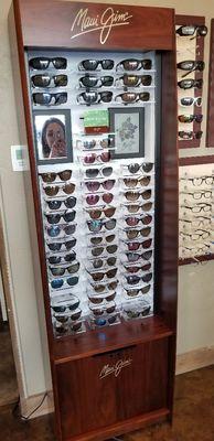 Our selection of Maui Jim sunglasses ready for you to try.