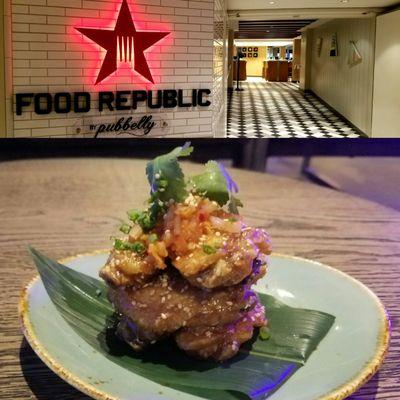 You can get a few Food Republic snacks in the bar