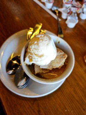 Apple Crisp with Ice Cream