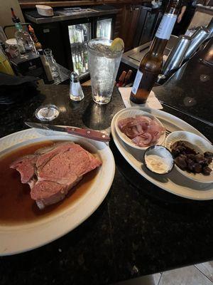 Prime rib meal