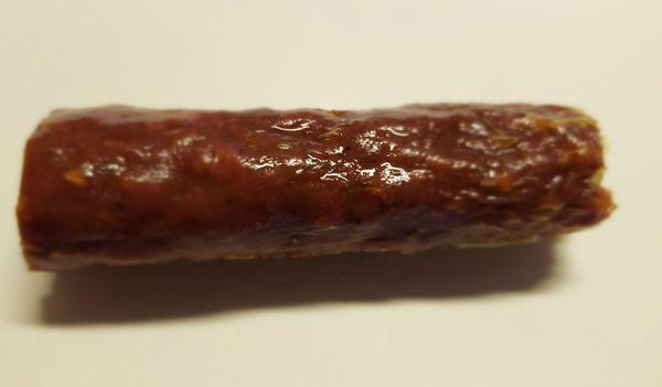 The beef stick looks good.