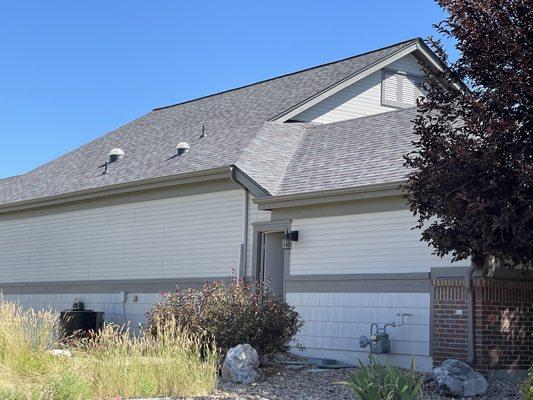 After - Malarkey Legacy shingles in Black Oak color