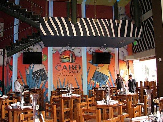 Wall graphics for Cabo Wabo