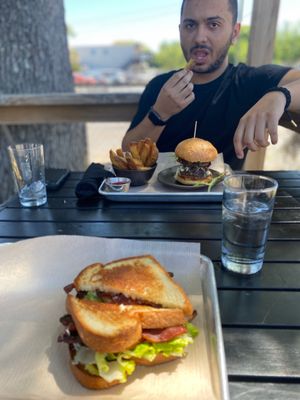 BLT and Boozy Burger