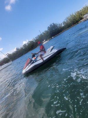 Had a blast on the jet skis definitely coming back with yall when I'm back in the M.I.A!