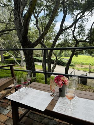 Two flights on the deck, Pinots, and Afternoon Apéritifs. Both were amazing!