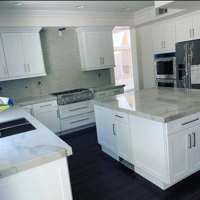 Kitchen Remodel. New Cabinets, LVP Flooring and Cabinets.