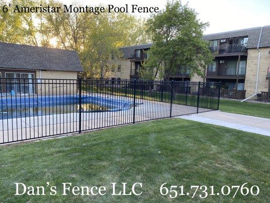 6' Steel Ornamental Pool Fence