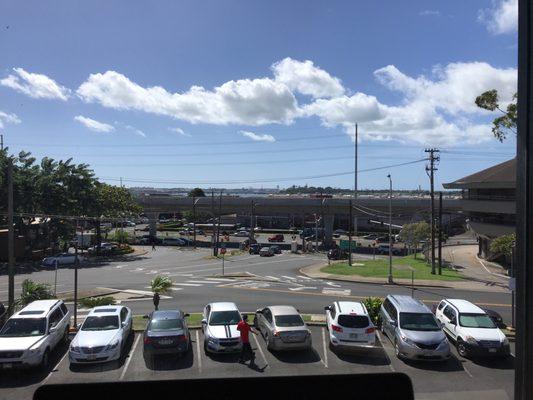 View from aiea office from the chairs!