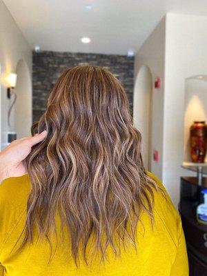 Subtle balayage.