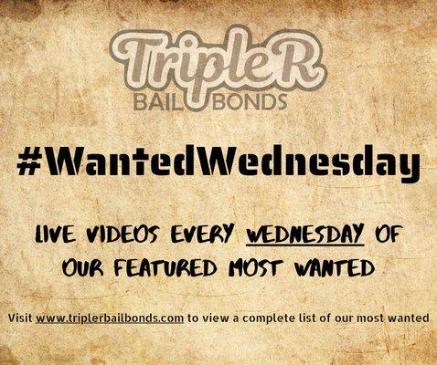 Join us every Wednesday for #WantedWednesday at Facebook.com/ArkansasBail