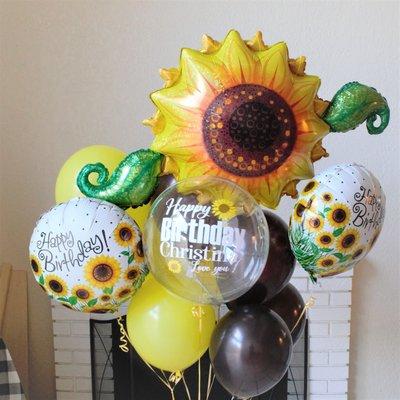 Sun Flower Balloon Bouquet