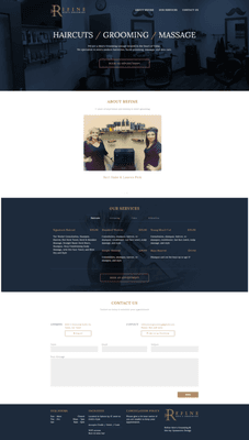 Tulsa Web Design for Refine Men's Grooming