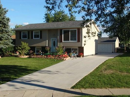 New Concrete Driveway