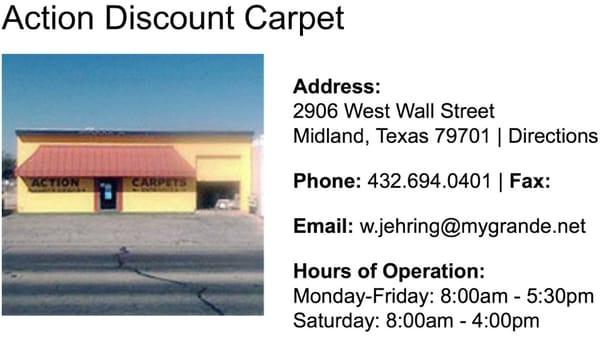 Action Discount Carpet