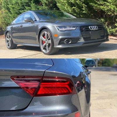 2017 Audi S7 ( Rt 1/4 panel) Before.