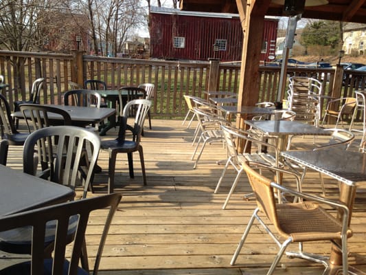 The deck is all ready for the spring and summer seasons!