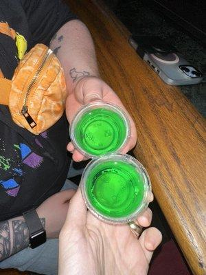 Jello shots for st patricks day