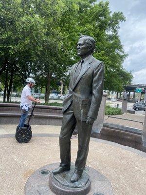 George Bush statue