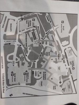 Map of the campus