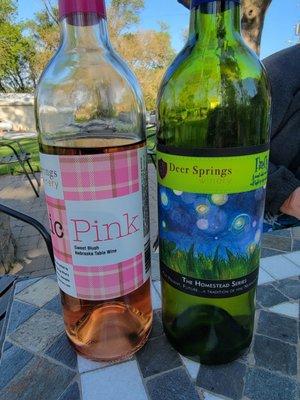 The two bottles of wine