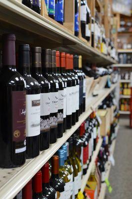 The best wine selection and prices in the area.  Wine expert on the premises and weekly wine tastings.