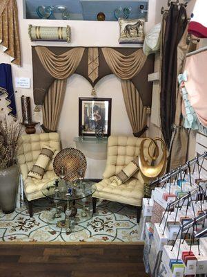 At DP-One Touch Design, we specialize in custom built drapes and window coverings. We've got you covered with all your design needs.