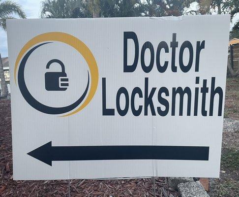 Doctor locksmith here for you