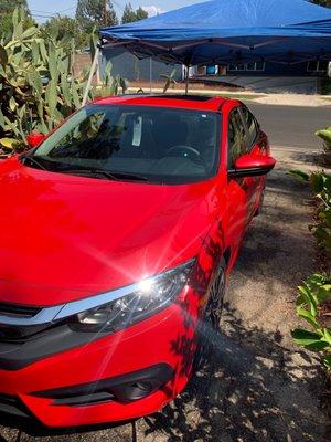 "La Chulada" Red Honda Civic