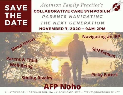 November 7--our 1st AFP Noho Symposium on Parenting!