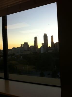 The view from the Labor and delivery room