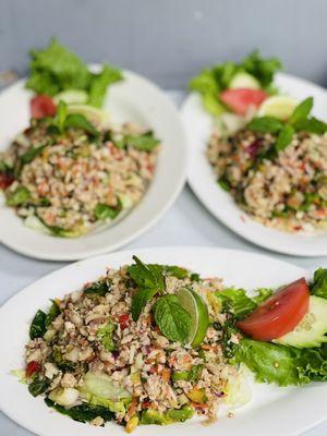 Larb Kai (chicken) Salad