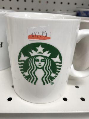 Here's a concrete example of prices that are out of control: $12 for a Starbucks mug. This would be $1.49 elsewhere.