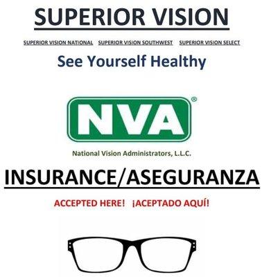 NVA an insurance we network with for our customer's glasswear-