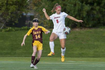 Erica Crosier, another one of Dr Joe's patients, plays Division 1 soccer at Marist College.