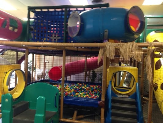 This is a picture I found online of the slide and ball pit area. Will post more if I find them. It's great!