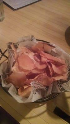 Home made salt and vinegar chips