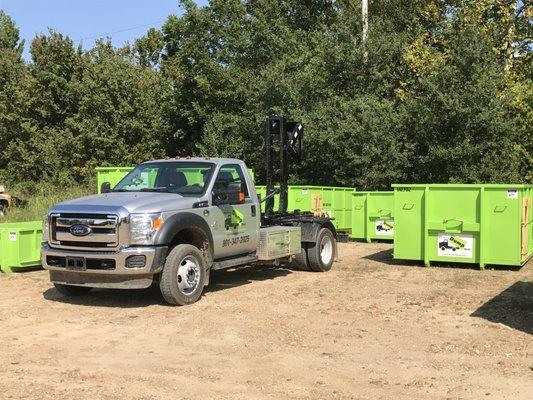 Our smaller trucks can fit into tight spaces.